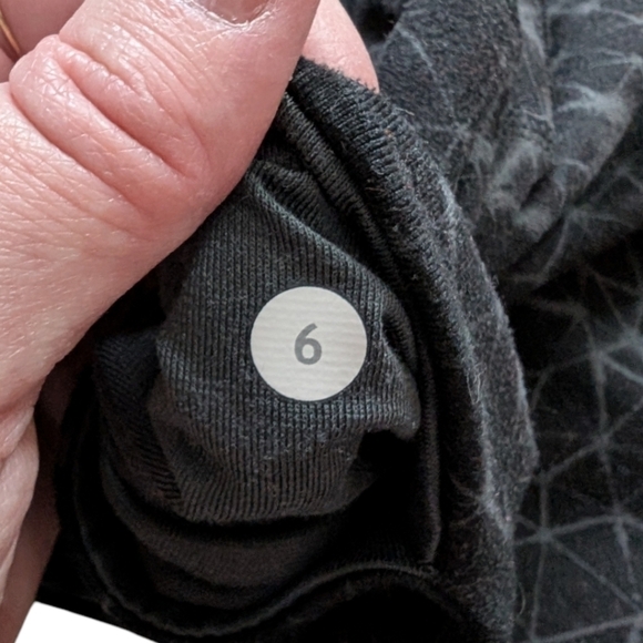 Lululemon Wunder Under Crop II *Full-On Luon Star Crushed Coal Black Women's 6 - Picture 10 of 13